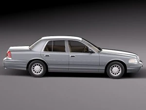 Crown Victoria 1998-2011 3D Model