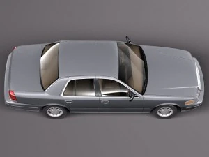 Crown Victoria 1998-2011 3D Model
