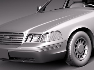 Crown Victoria 1998-2011 Model 3D