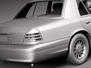 Crown Victoria 1998-2011 3D Model