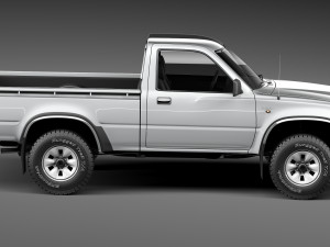 Toyota Hilux Pickup Regular Cab 1989-1997 Modelo 3D