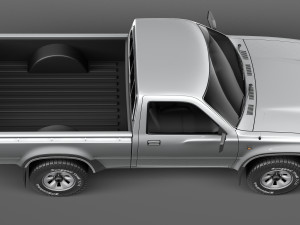 Toyota Hilux Pickup Regular Cab 1989-1997 Modelo 3D