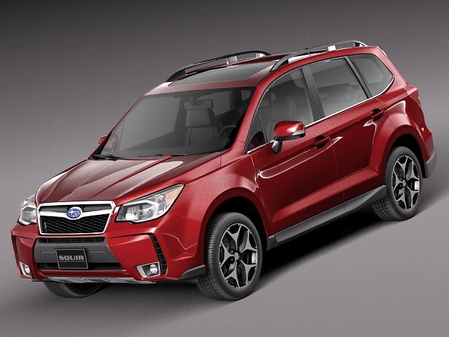 Subaru Forester 2014 3D Model .c4d .max .obj .3ds .fbx .stl .blend 