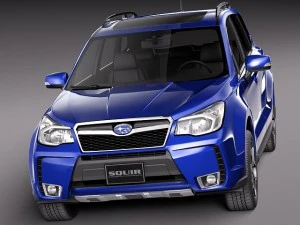 Subaru Forester 2014 3D Model