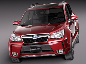 Subaru Forester 2014 3D Модель