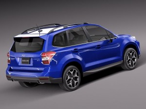 Subaru Forester 2014 3D Модель