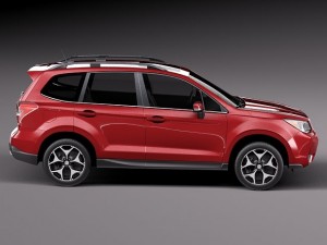 Subaru Forester 2014 3D Модель