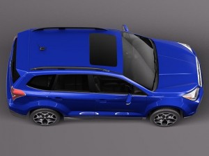 Subaru Forester 2014 3D Модель