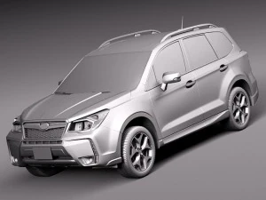 Subaru Forester 2014 3D Model