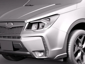 Subaru Forester 2014 3D Model