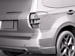 Subaru Forester 2014 3D Модель