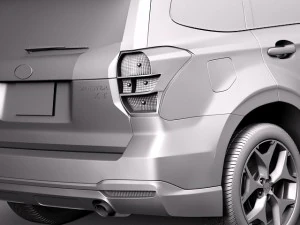 Subaru Forester 2014 3D Model