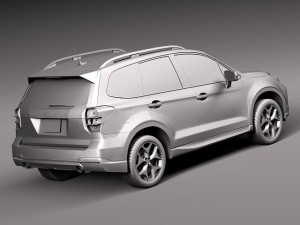 Subaru Forester 2014 3D Модель