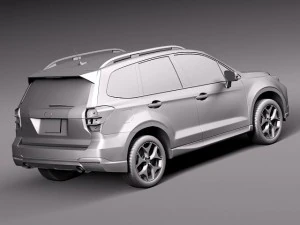 Subaru Forester 2014 3D Model