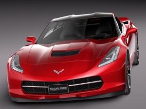 Chevrolet Corvette C7 Stingray Coupe 2014 Modelo 3D