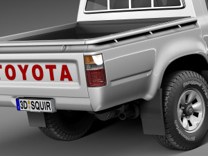 Toyota Hilux Double Cab 1989-1997 Modèle 3D