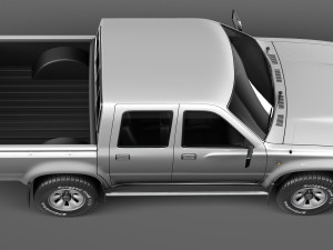 Toyota Hilux Double Cab 1989-1997 Modèle 3D