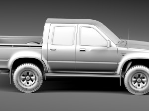 Toyota Hilux Double Cab 1989-1997 Modèle 3D