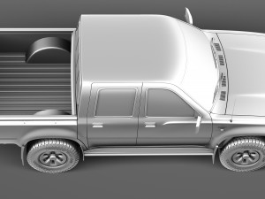 Toyota Hilux Double Cab 1989-1997 Modèle 3D