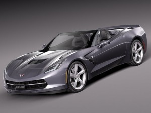 Chevrolet Corvette C7 Stingray Convertible 2014 3D 모델