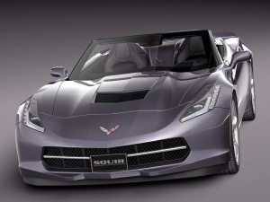Chevrolet Corvette C7 Stingray Convertible 2014 Modelo 3D
