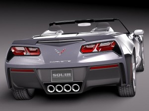 Chevrolet Corvette C7 Stingray Convertible 2014 Modelo 3D