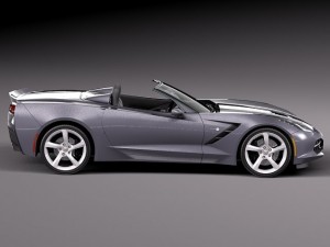 Chevrolet Corvette C7 Stingray Convertible 2014 Modelo 3D