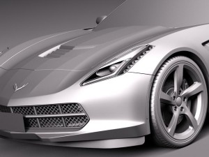 Chevrolet Corvette C7 Stingray Convertible 2014 Modelo 3D