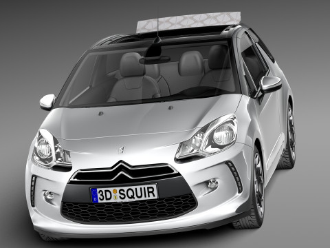 Citroen DS3 Cabrio 2013 3D Model
