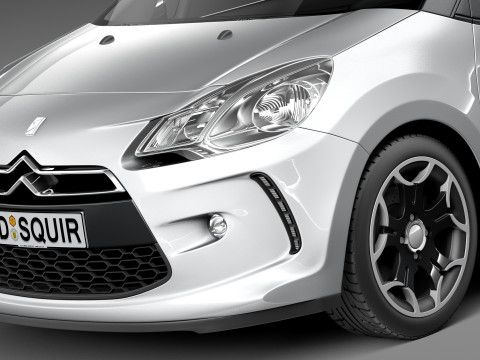 Citroen DS3 Cabrio 2013 3D Model