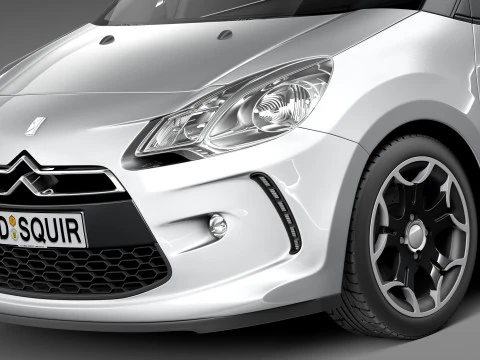 Citroen DS3 Cabrio 2013 3D Model