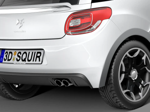 Citroen DS3 Cabrio 2013 3D Model