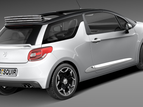 Citroen DS3 Cabrio 2013 3D Model