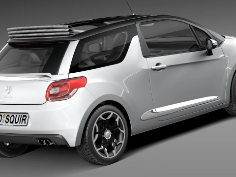 Citroen DS3 Cabrio 2013 3D Model