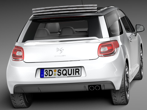 Citroen DS3 Cabrio 2013 3D Model