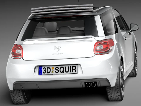 Citroen DS3 Cabrio 2013 3D Model