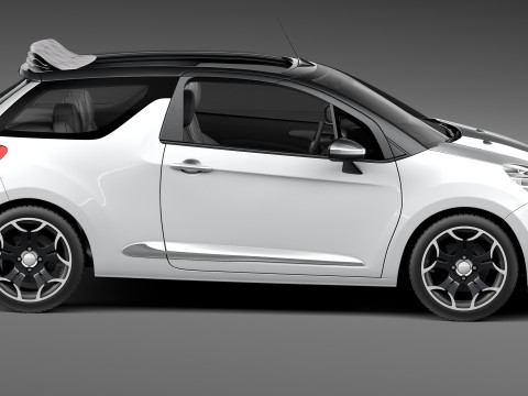 Citroen DS3 Cabrio 2013 3D Model