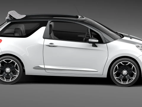 Citroen DS3 Cabrio 2013 3D Model