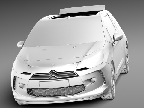 Citroen DS3 Cabrio 2013 3D Model