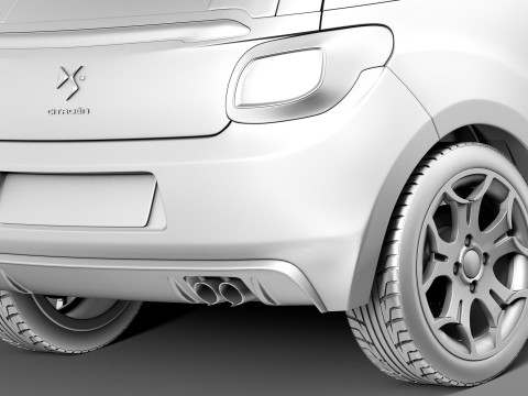 Citroen DS3 Cabrio 2013 3D Model