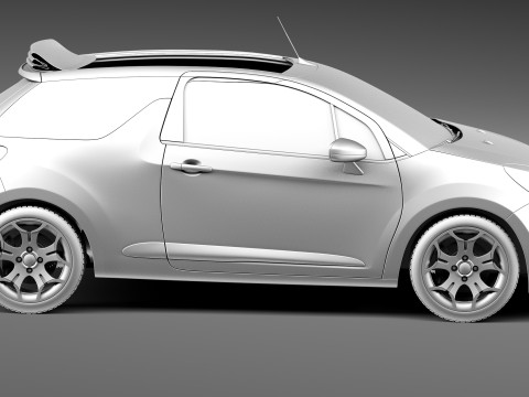 Citroen DS3 Cabrio 2013 3D Model