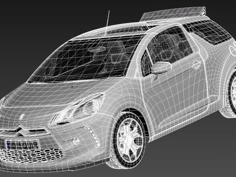 Citroen DS3 Cabrio 2013 3D Model