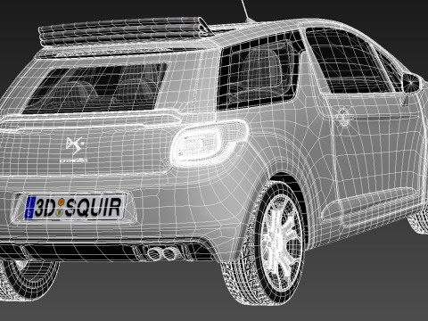 Citroen DS3 Cabrio 2013 3D Model