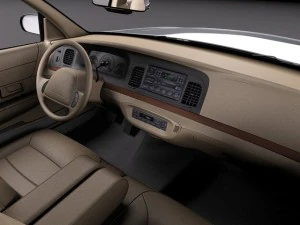 Crown Victoria New York Taxi 1998-2011 3D Model