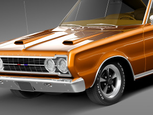 Plymouth GTX 1967 3D Model