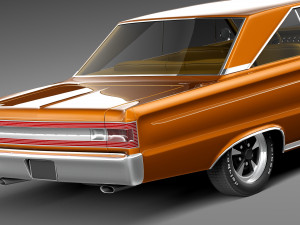 Plymouth GTX 1967 3D Model