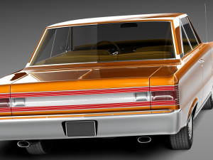 Plymouth GTX 1967 3D Model