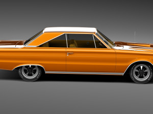 Plymouth GTX 1967 3D Model