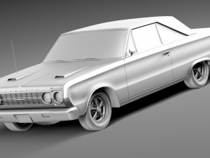Plymouth GTX 1967 3D Model