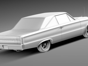 Plymouth GTX 1967 3D Model